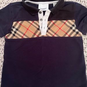 Toddler 4T polo navy (boys) Burberry